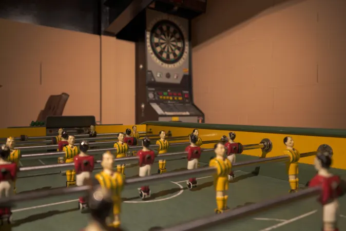 Espace jeux du bar Bières et Plaisirs